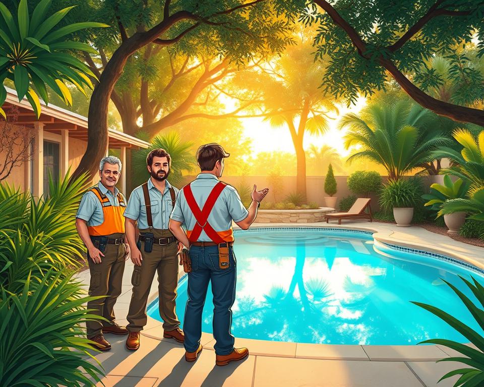 pool cleaning Spring